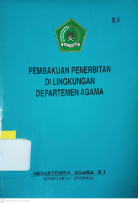 Image of Pembakuan Penerbitan di Lingkungan Departemen Agama