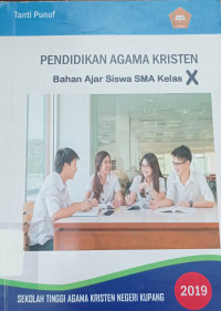 Image of Pendidikan Agama Kristen Bahan Ajar Siswa SMA Kelas X