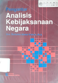 Image of Pengantar Analisis Kebijaksanaan Negara