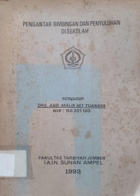 Image of Pengantar Bimbingan dan Penyuluhan di Sekolah