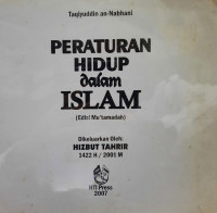 Image of Peraturan Hidup dalam Islam: edisi mu'tamadah