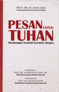 Image of Pesan Untuk Tuhan: Membangun Kembali Karakter Bangsa