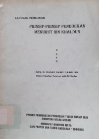 Image of Prinsip-prinsip Pendidikan Menurut Ibn Khaldun