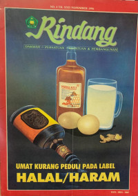 Image of Rindang Nomor 4 Tahun XXII November 1996