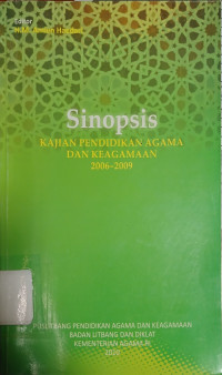 Image of Sinopsis Kajian Pendidikan Agama dan Keagamaan 2006-2009
