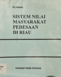 Image of Sistem Nilai Masyarakat Pedesaan di Riau