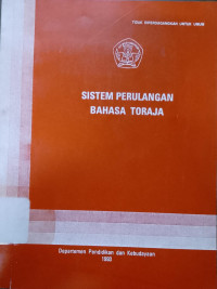 Image of Sistem Perulanagan Bahasa Toraja