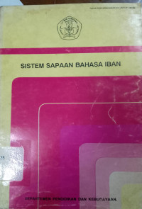 Image of Sistem Sapaan Bahasa Iban