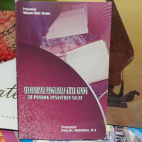 Image of Standarisasi Penguasaan Kitab Kuning Di Pondok Pesantren Salaf