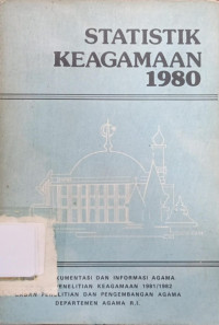 Image of Statistik Keagamaan 1980