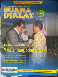 Image of Suara Diklat Volume V Nomor 1, Januari-Maret 2010