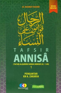 Image of Tafsir An-Nisa 1 : Tafsir Al-Qur'an Surah An-Nisa 4:1-85
